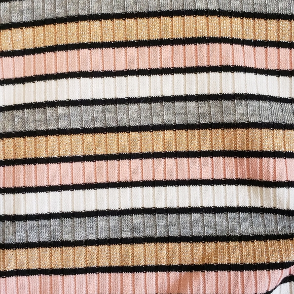 bebe bodysuit with Colorful Striped Print Size S - Picture 6 of 7